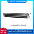 Copper Tube Finned Evaporator สำหรับตัวทำความเย็น